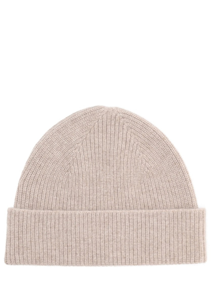 Zegna Cashmere Knit Beanie With Ribbed Texture