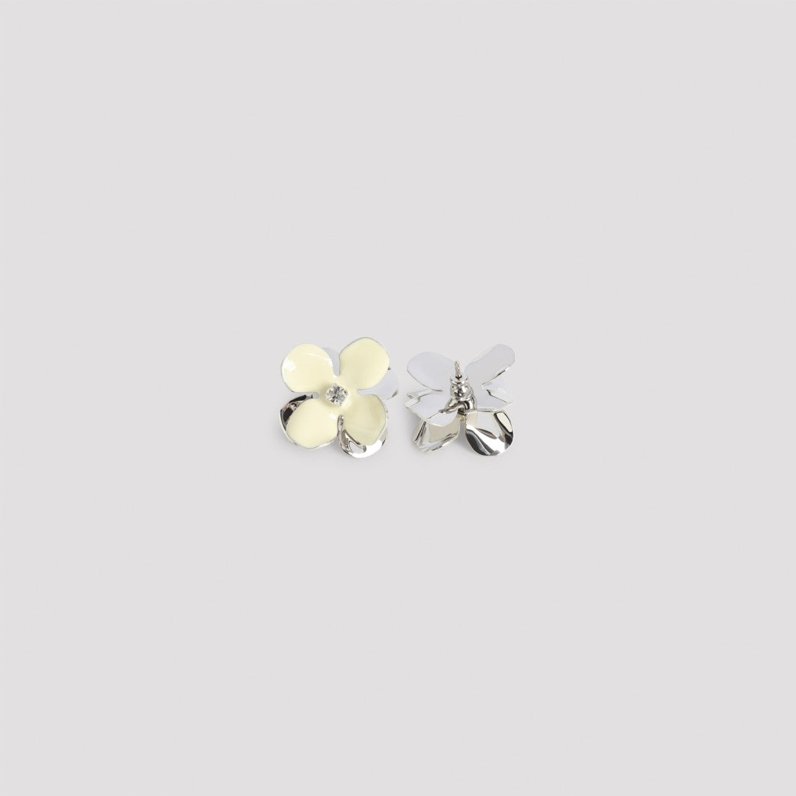 Marni Delicate Floral-Inspired Brass Earrings