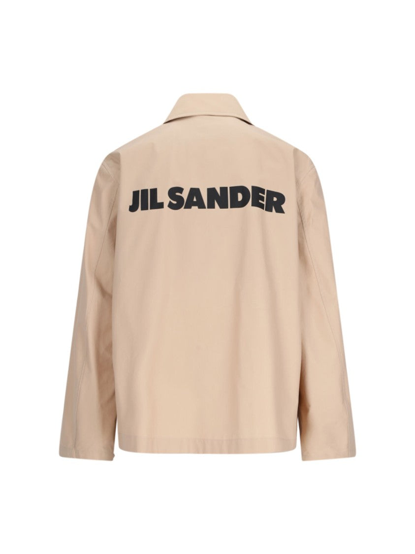 Jil Sander Logo Jacket – Beige