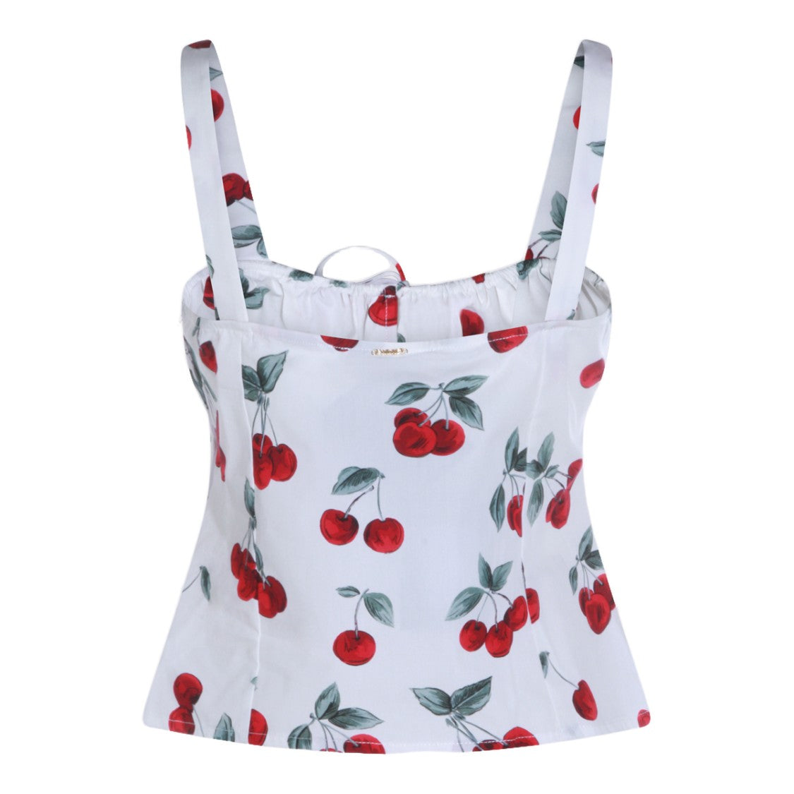 Twin-Set Fitted Cherry Print Camisole
