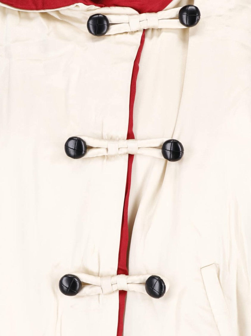 Isabel Marant Reversible Silk Satin Jacket With Padded Collar And Adjustable Hem