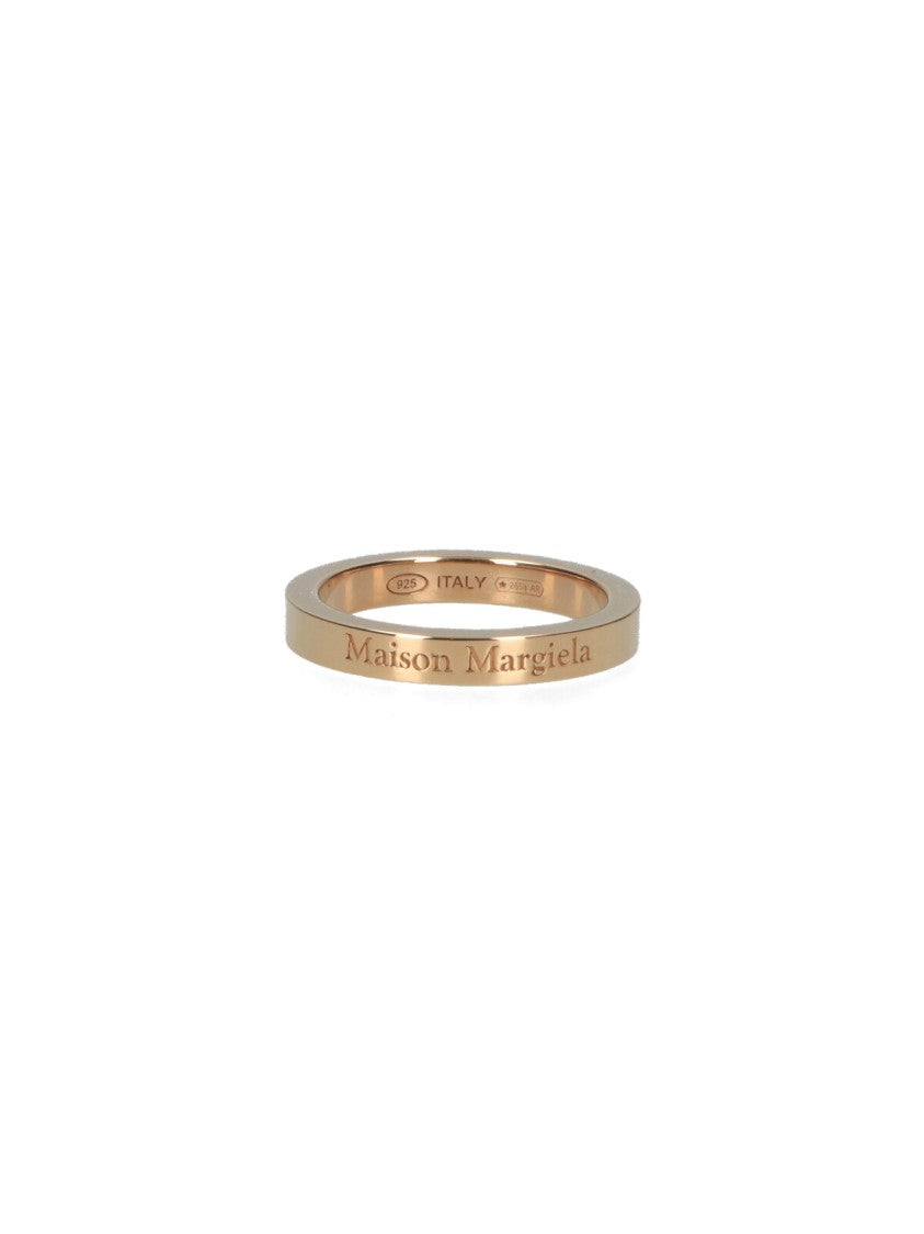 Maison Margiela Circular Gold-Plated Sterling Silver Ring