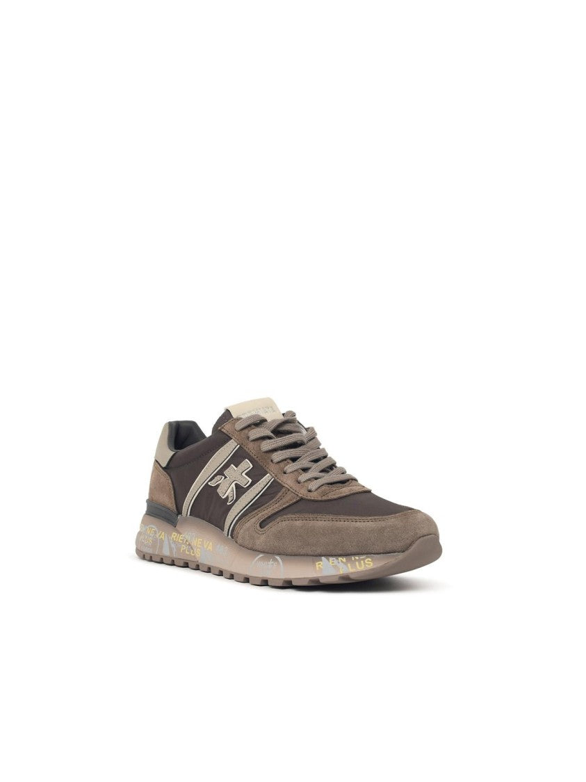Premiata 'Lander 8410' Brown Suede Sneakers