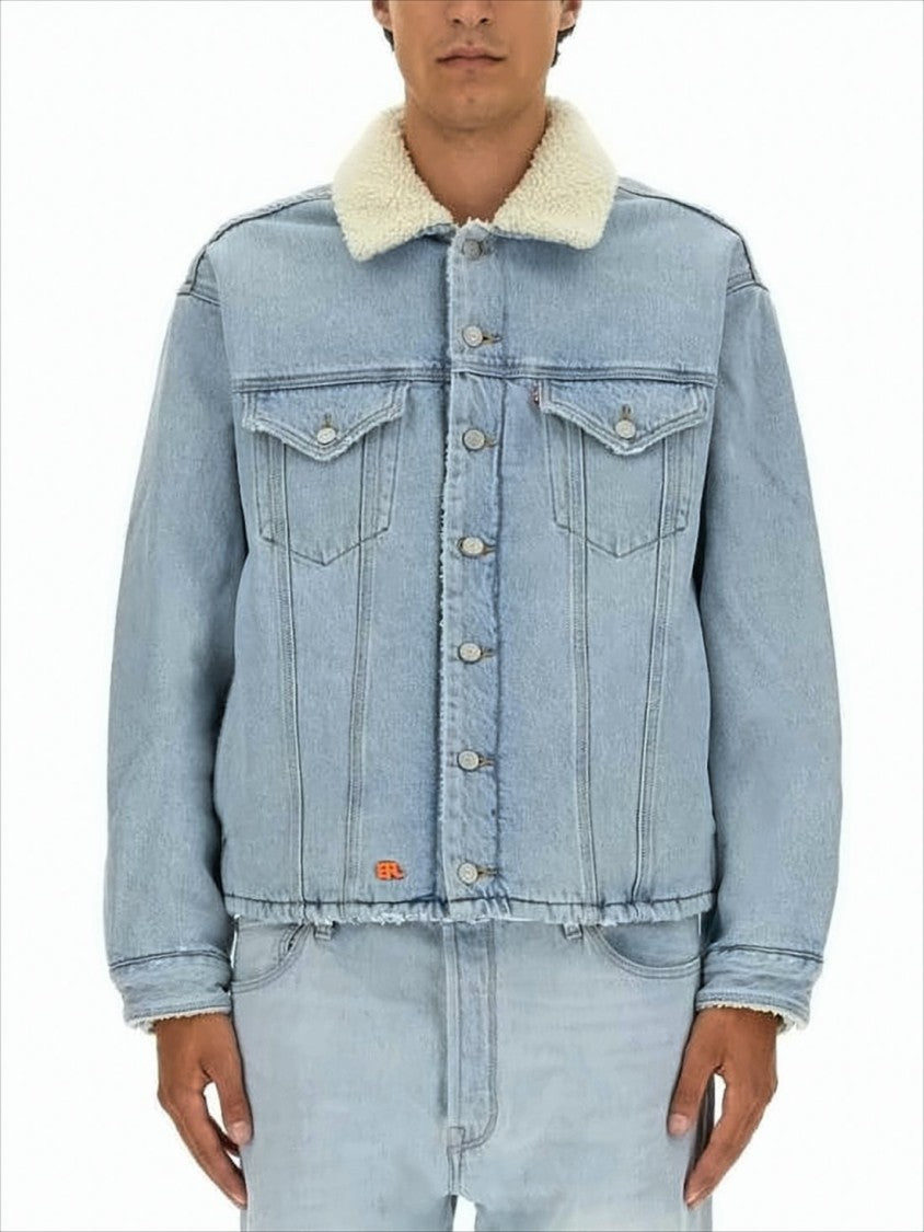 Erl Light Blue Denim Jacket