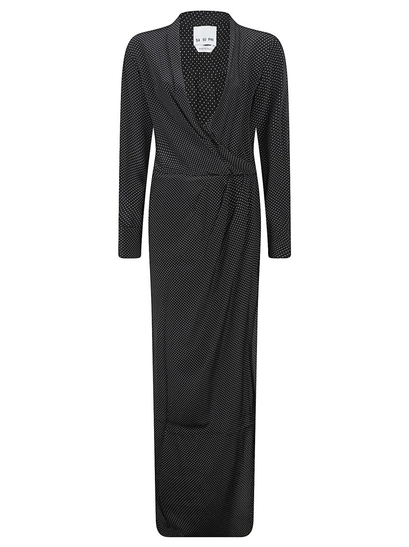 Sa Su Phi Criss Cross Long Dress