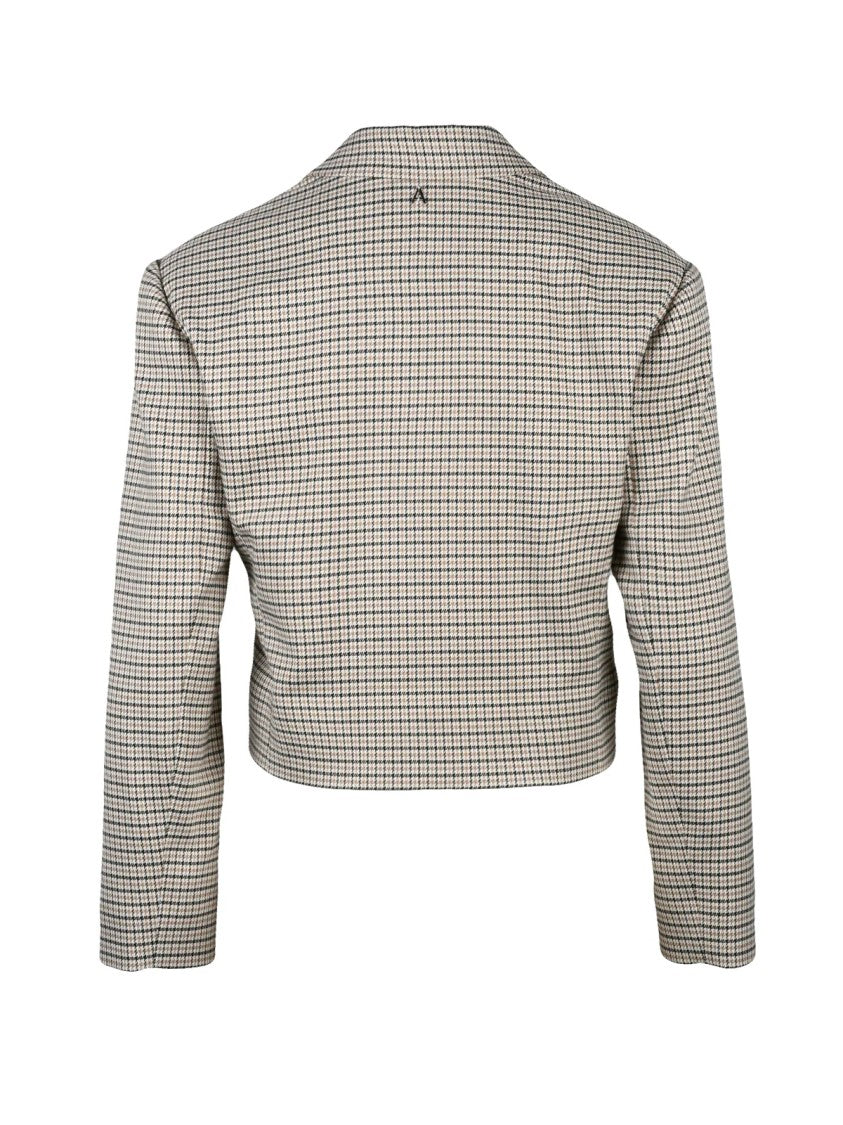 Twinset Actitude Beige Polyester-Blend Cropped Bolero