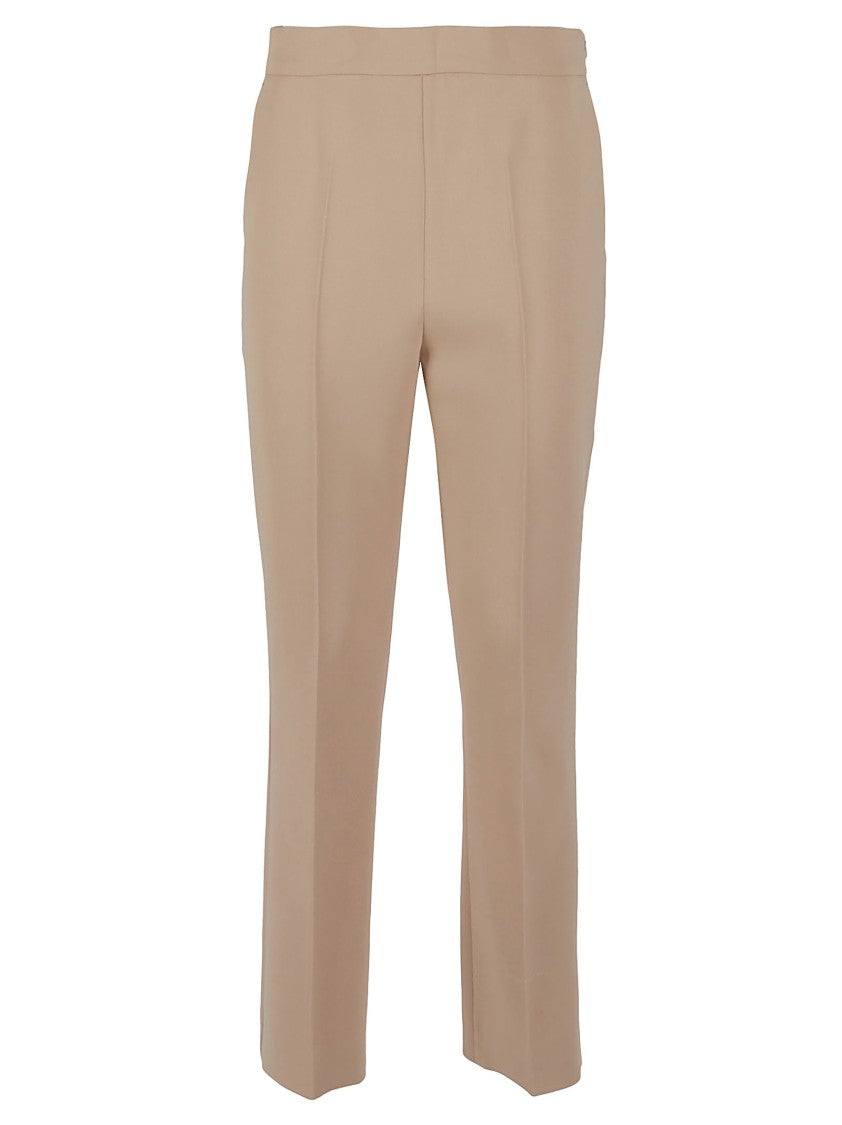 Max Mara Tailored Straight-Leg Trousers With Cropped Ankle Length