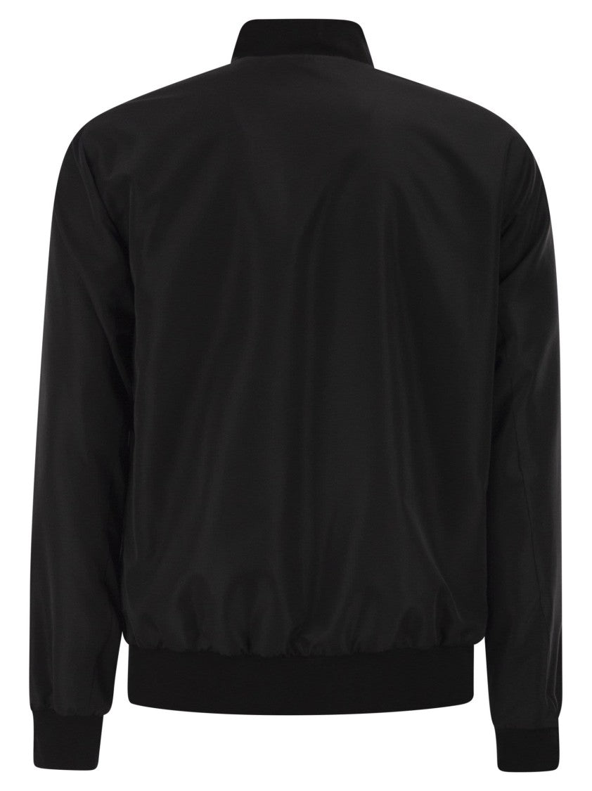 Kiton Sea - Bomber Jacket In Technical Fabric