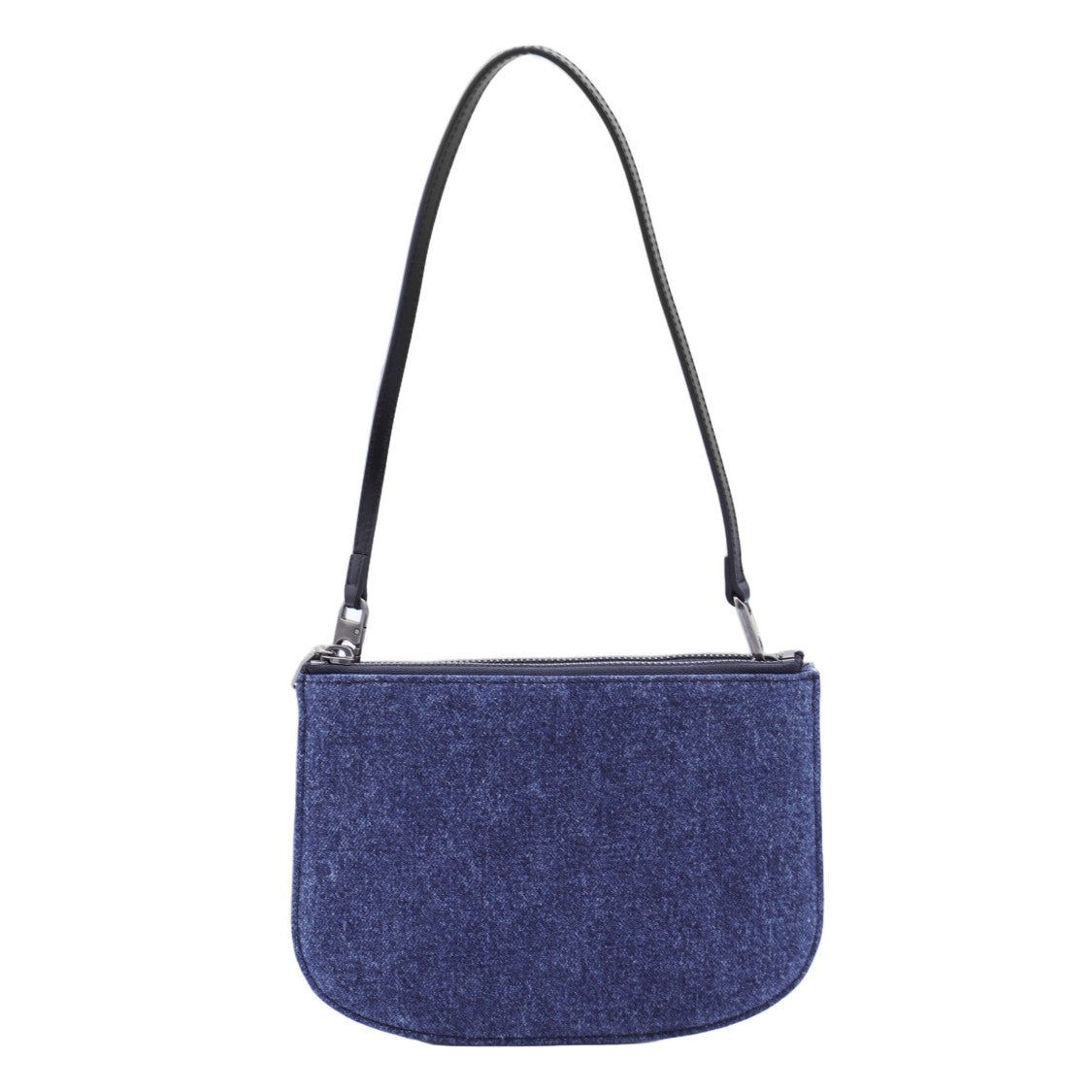 Diesel Compact Denim Shoulder Bag With Embossed Logo