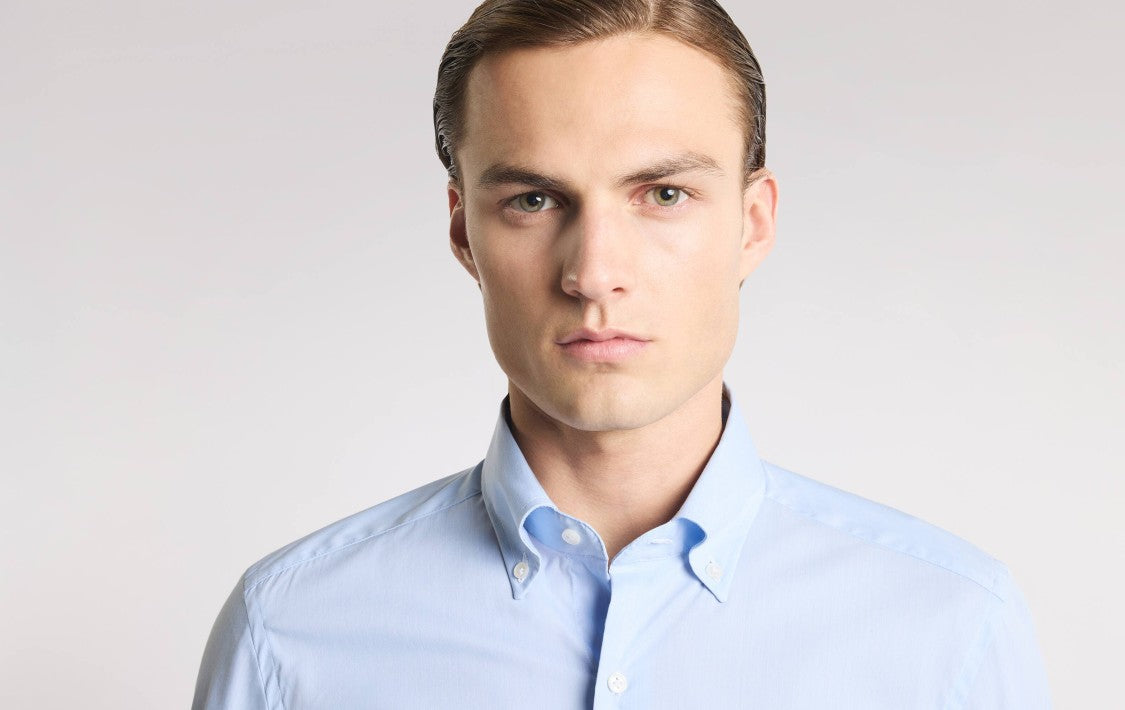 Fay French Collar Stretch Dress Shirt
