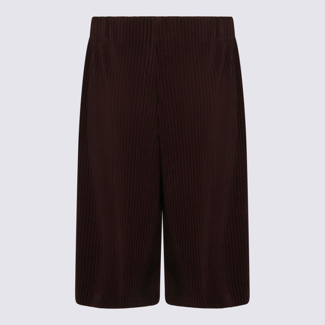 Homme Plissé Issey Miyake Mid-Length Pleated Shorts With Elastic Waistband