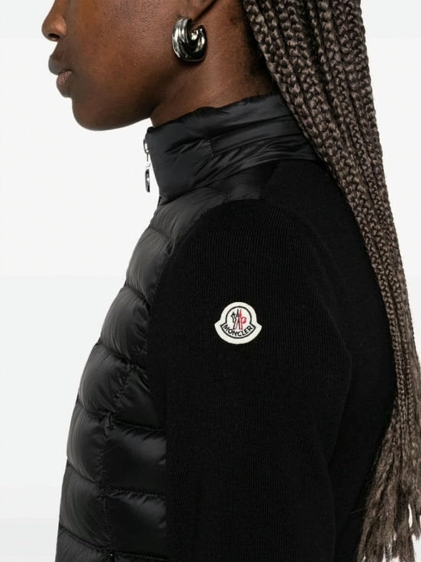 Moncler Quilted Casual Jacket With High Collar