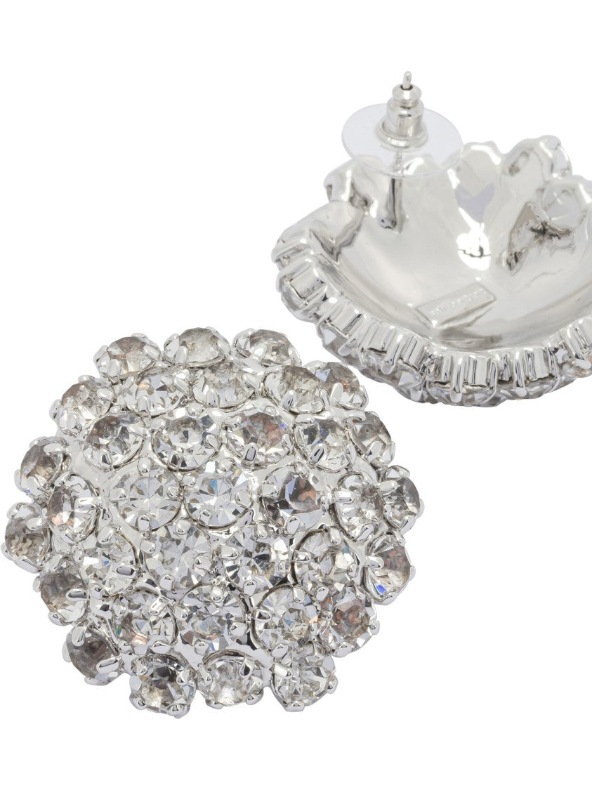 Self-Portrait Earrings With Crystals