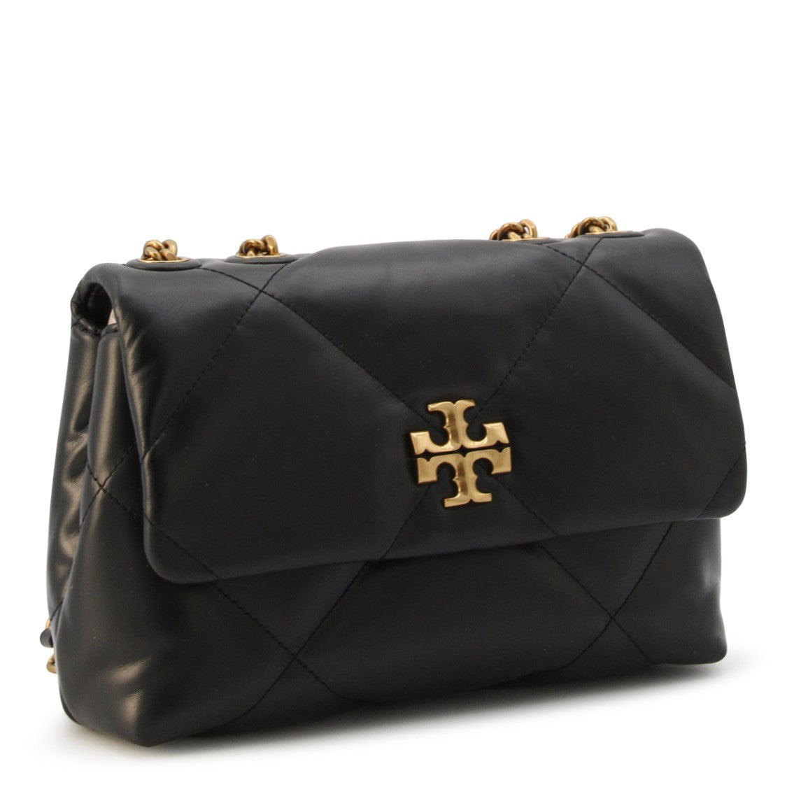 Tory Burch Black Leather Kira Shoulder Bag