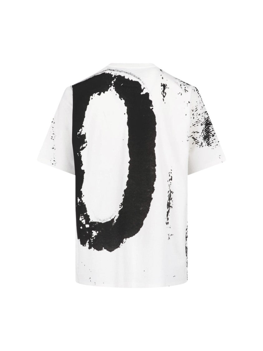 Maison Margiela White 10 Printed Cotton T-Shirt