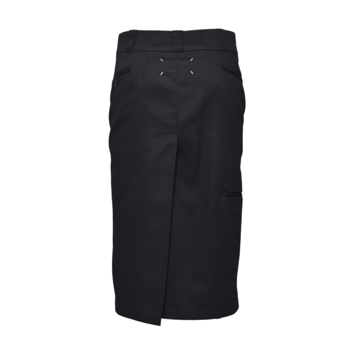Maison Margiela Midi Skirt In Cotton Twill