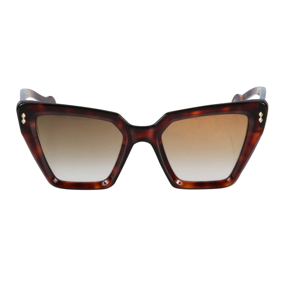 Kador Tortoiseshell Vanessa Glamour Oversized Geometric Sunglasses