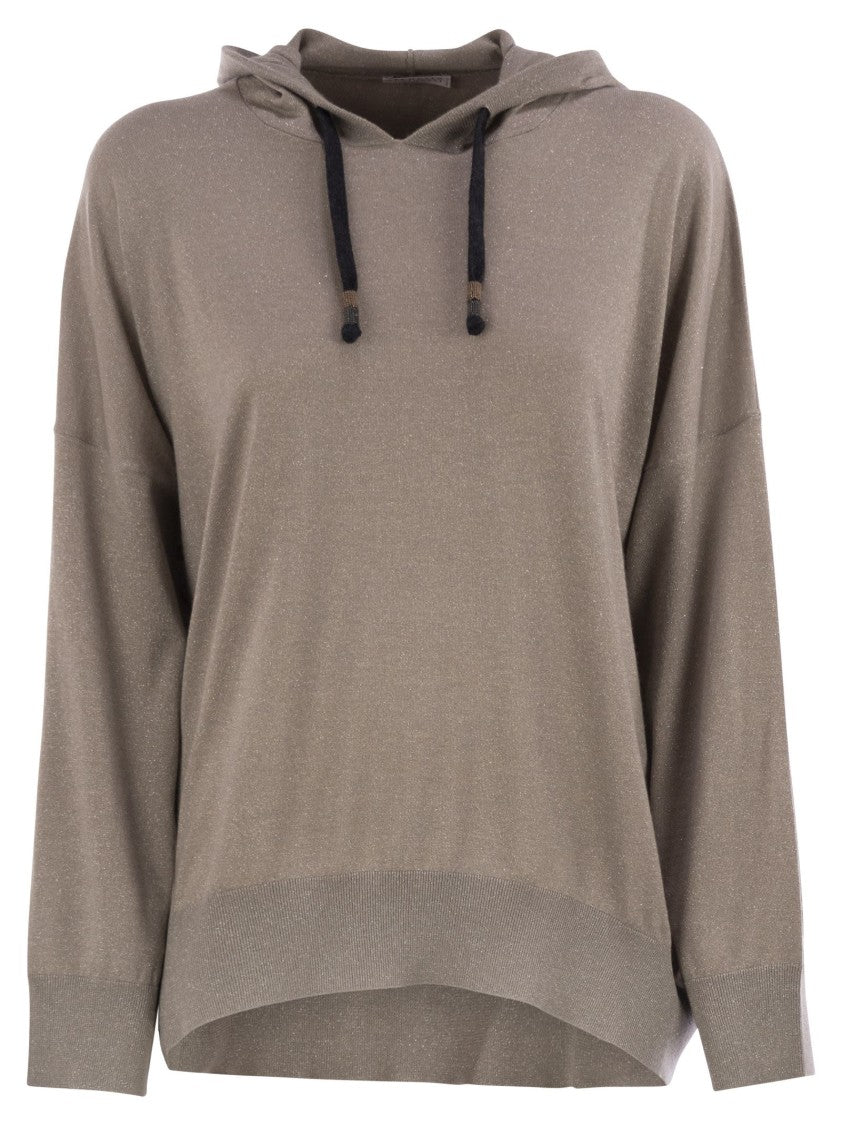 Brunello Cucinelli Sparkling Cashmere And Silk Sweatshirt