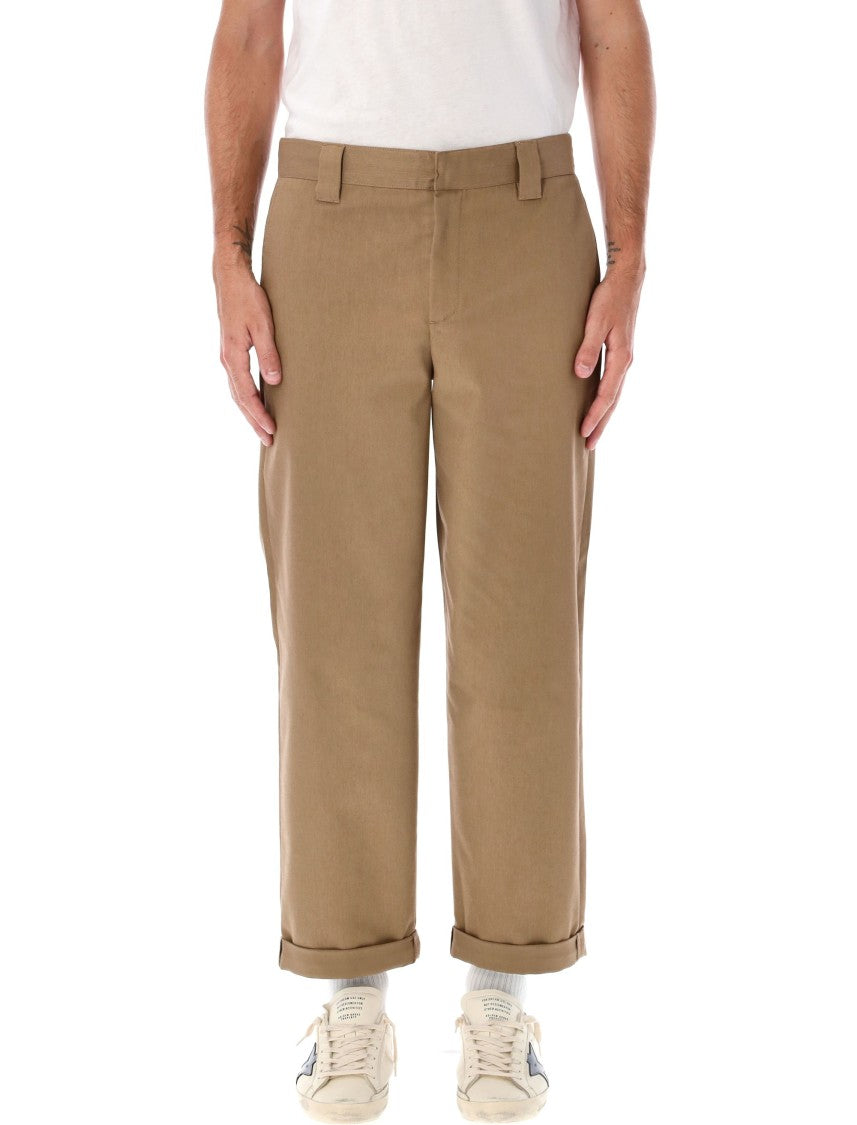 Golden Goose Brown Chino Pants With Straight-Leg Silhouette