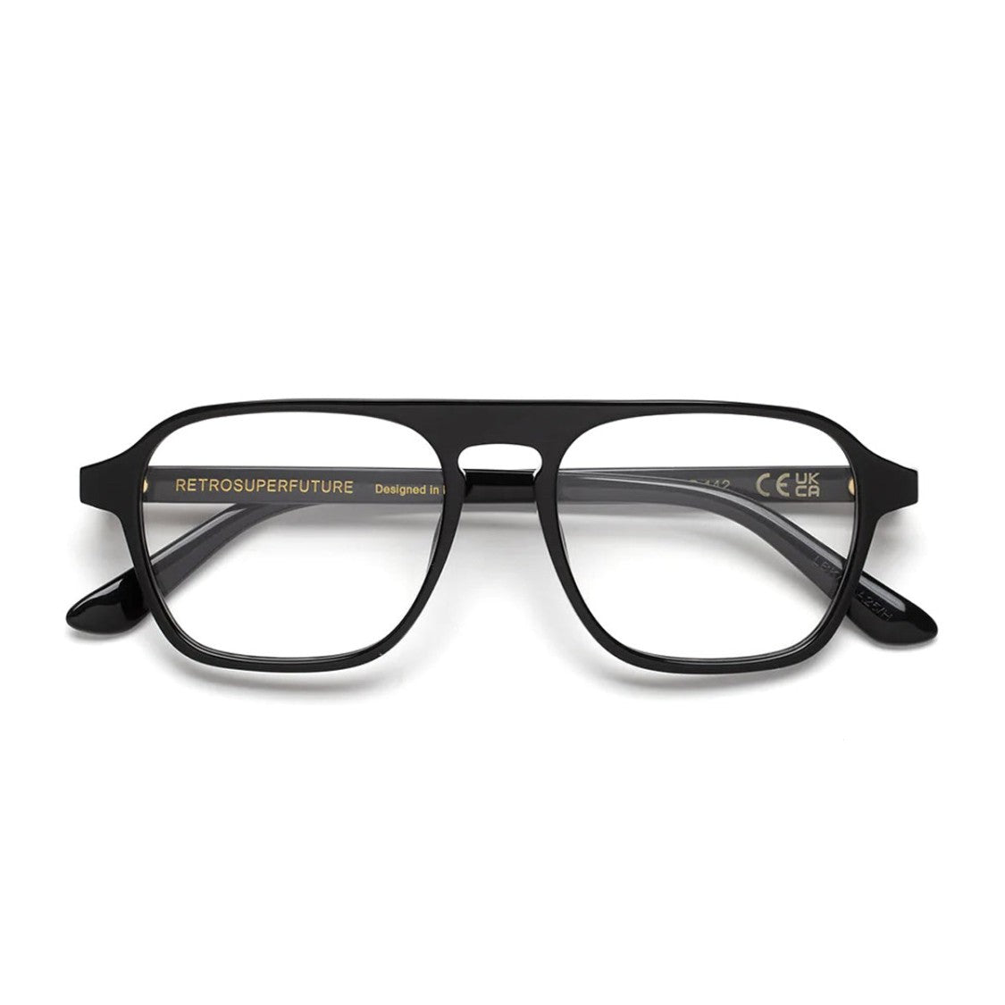 Retrosuperfuture Matte Black Numero 142 Glasses