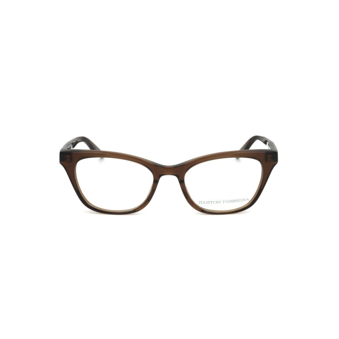 Barton Perreira Bp5042 492Ln Translucent Brown Cat-Eye Eyeglasses With Tapered Temples