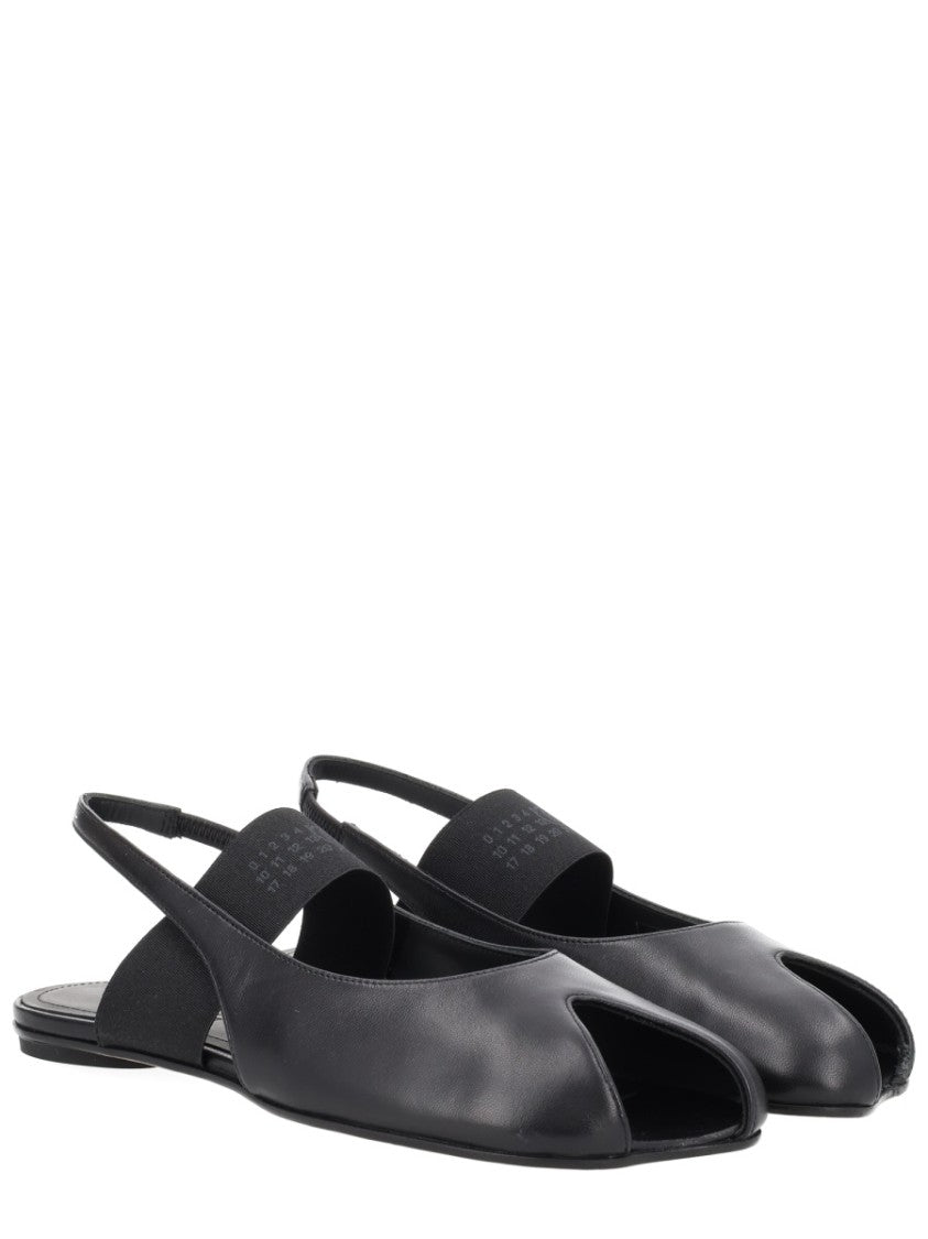 Mm6 By Maison Margiela Anatomical Split-Toe Leather Slingback Sandals