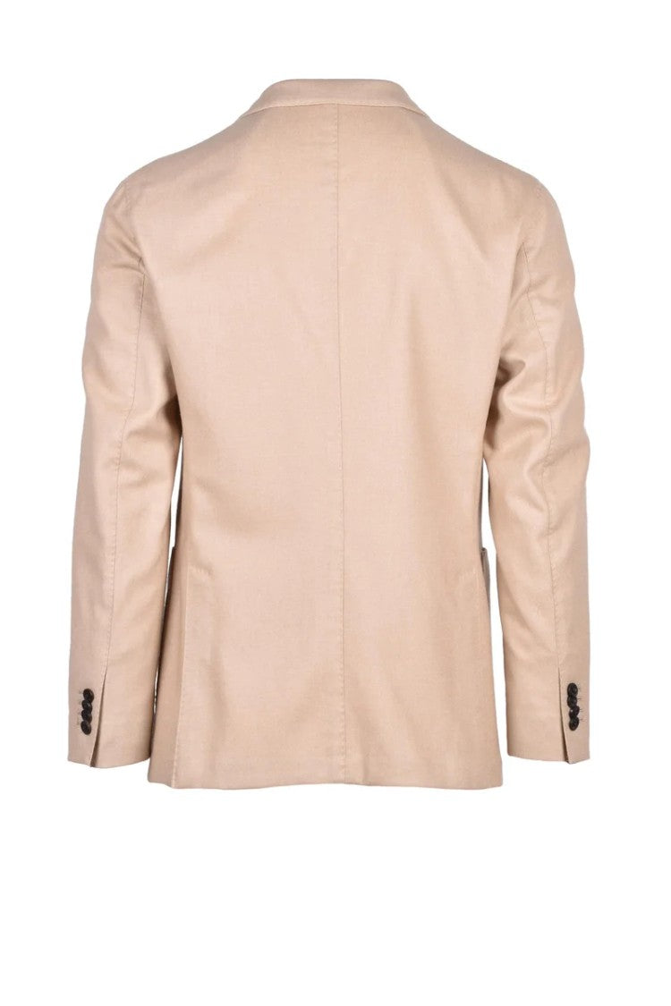 Boglioli Double-Breasted Jacket - Beige