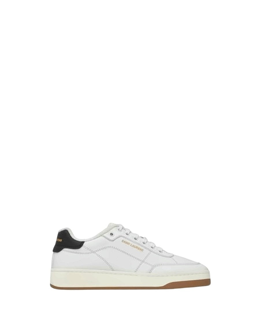 Saint Laurent Smooth Calf Leather Low-Top Sneakers