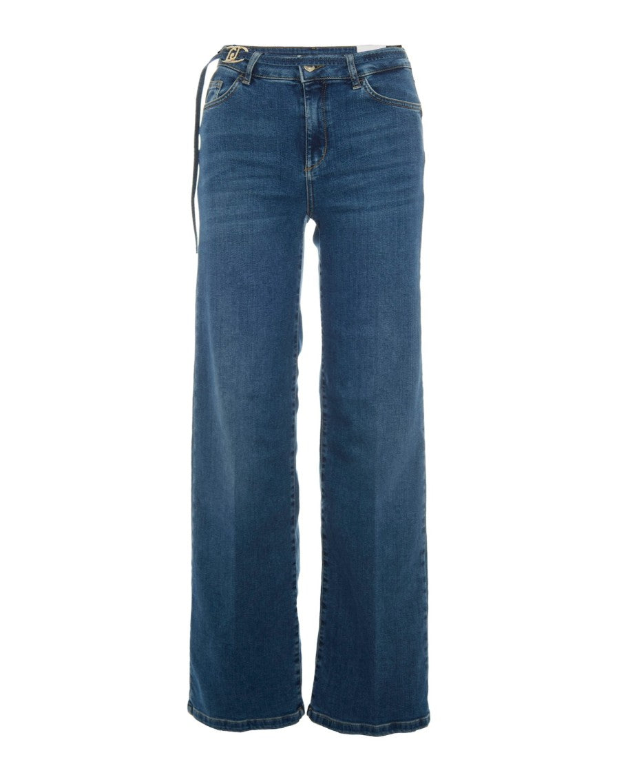 Liu Jo Flare Stretch Blue Jeans