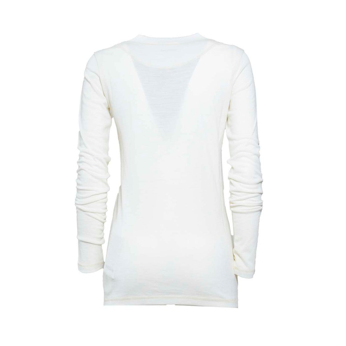 Jil Sander Cream Wool Blend Long Sleeve T-Shirt