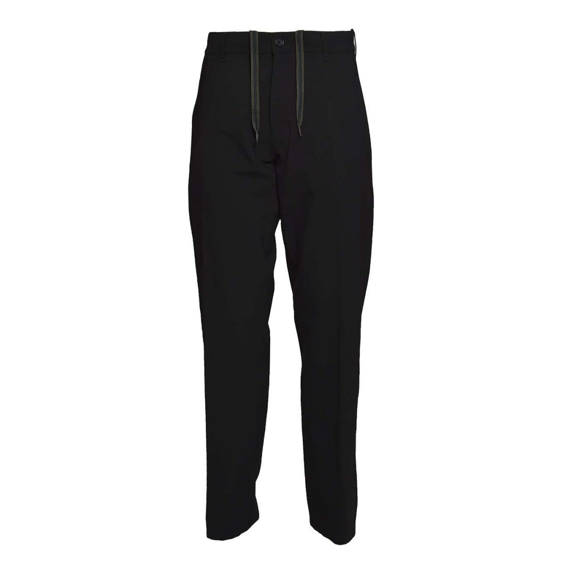 Aspesi Functional Chino Pants In Blue Flannel