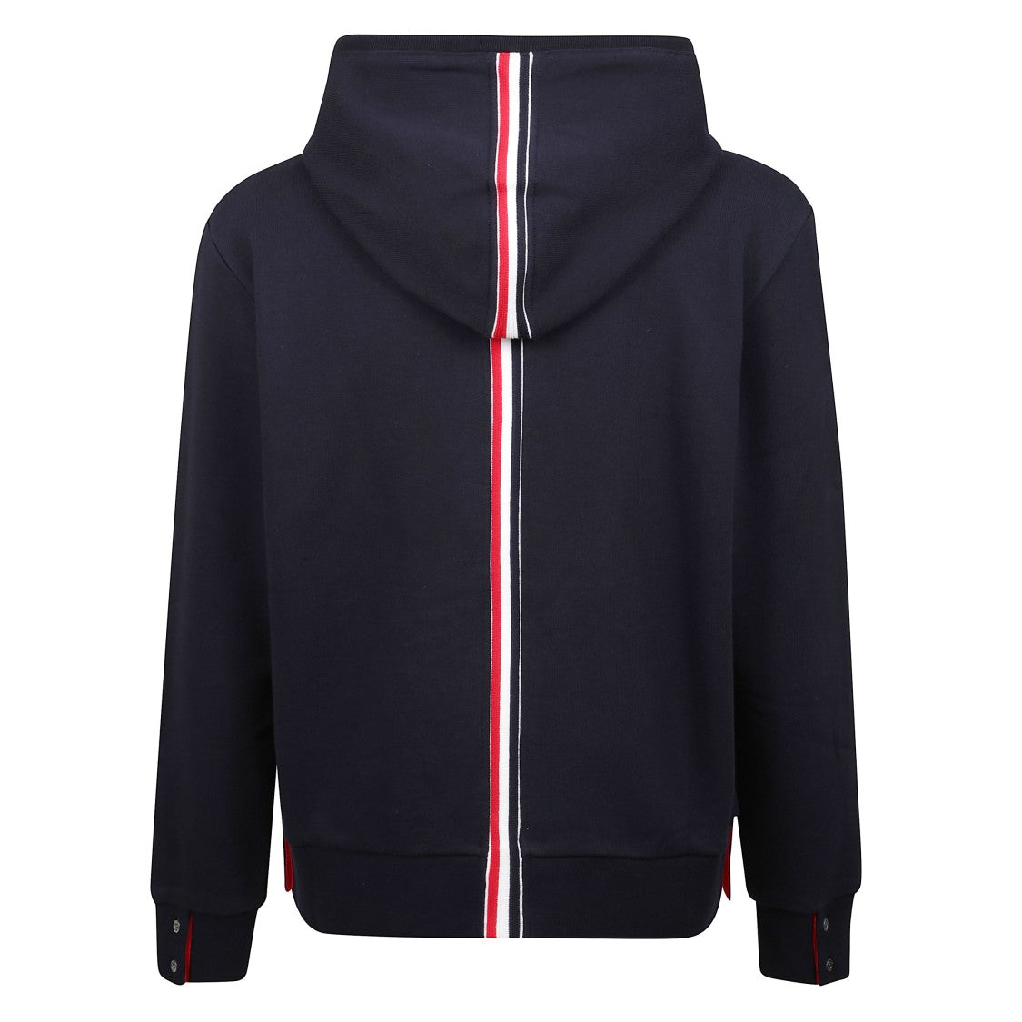 Thom Browne Striped Back Zip Hoodie