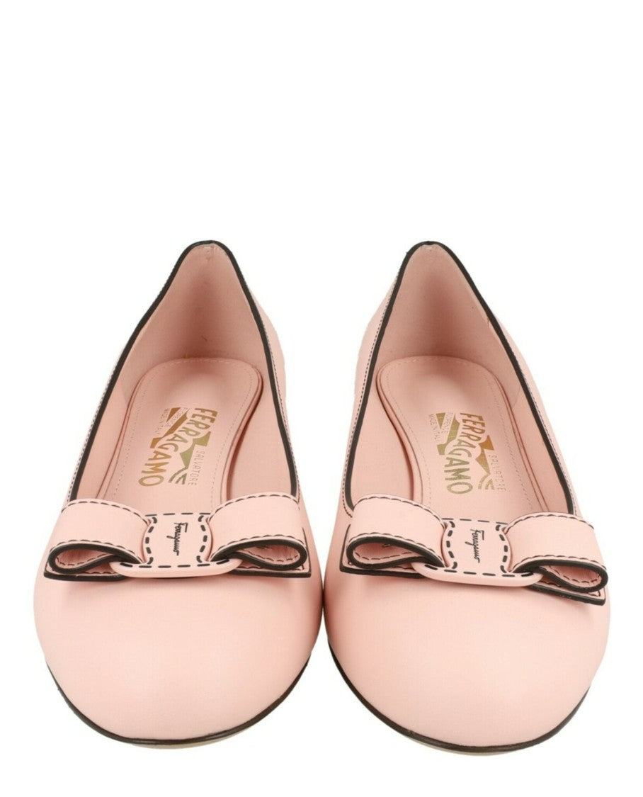 Ferragamo Vara Stitch Pumps  - Narrow Width