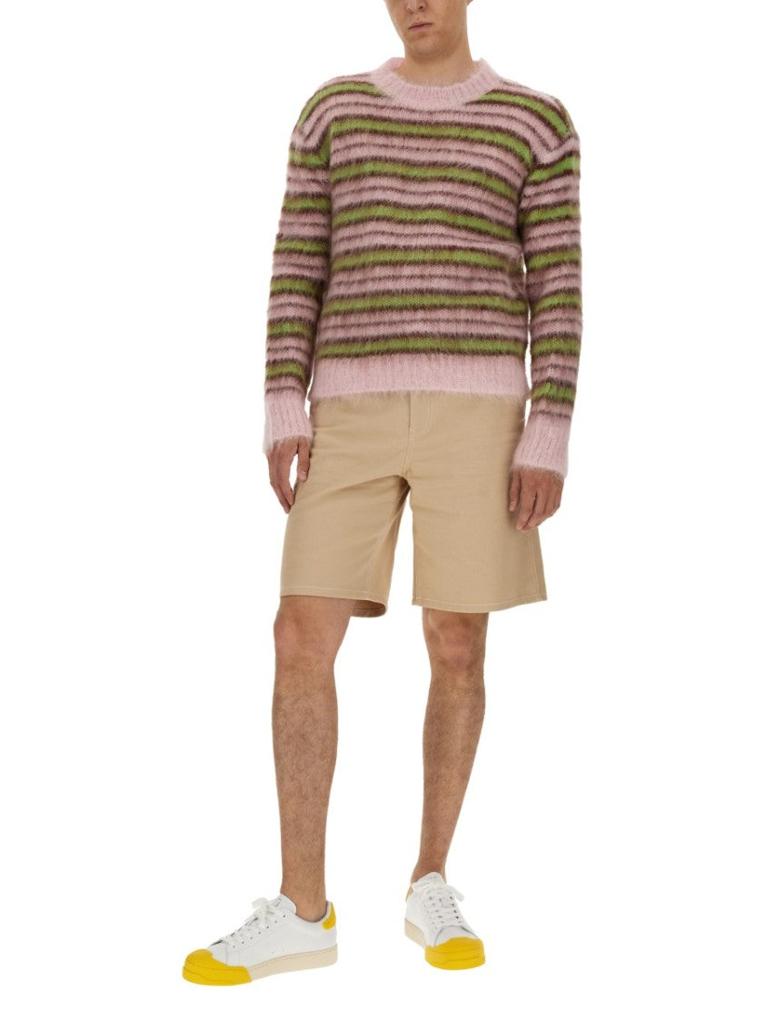Marni Comfort Fit Striped Sweater