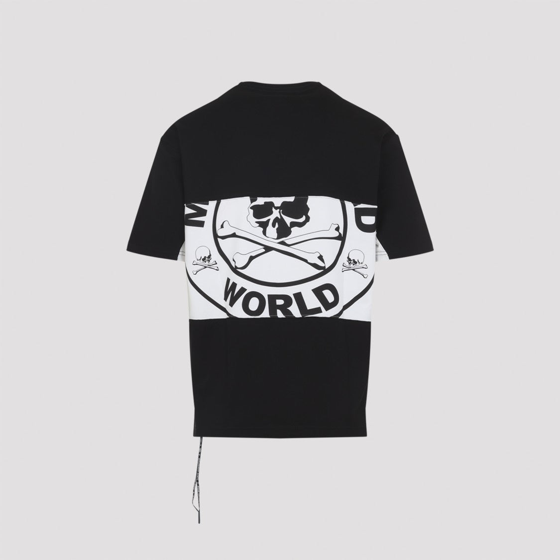 Mastermind Skull Graphic Cotton T-Shirt With Drawstring Hem