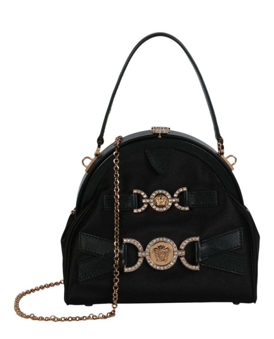 Versace Crystal Medusa '95 Satin Handbag
