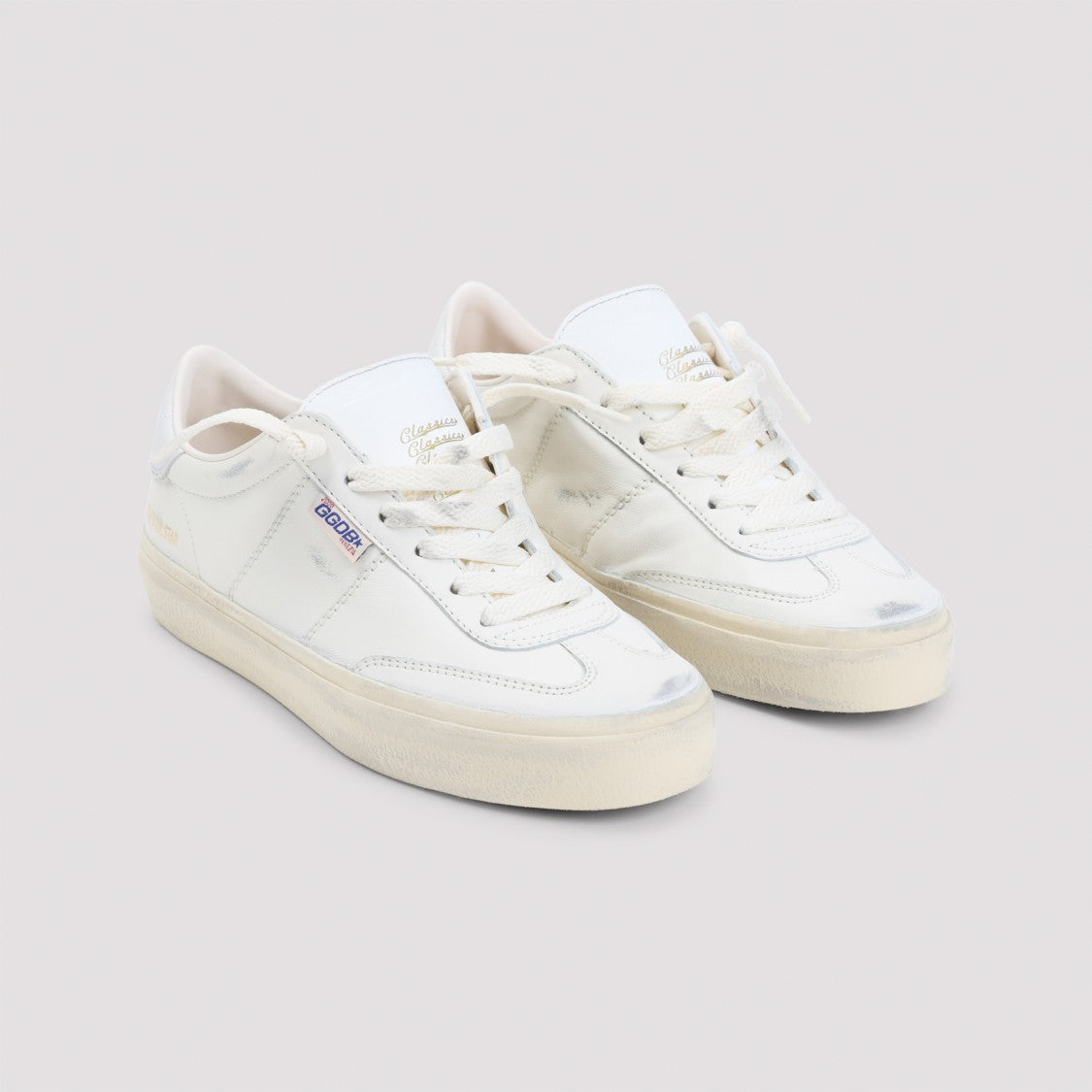 Golden Goose Luxury Low-Top Sneakers With Distressed Leather Detail