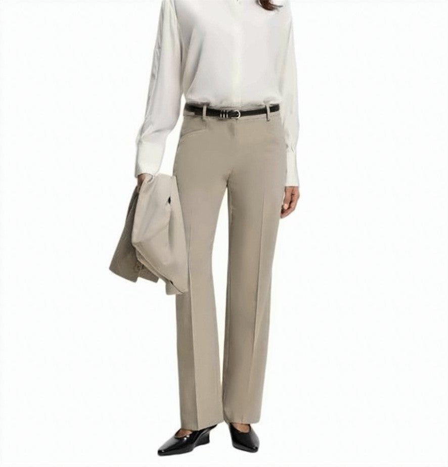 Boss Tilda9 Melange Straight Leg Trousers