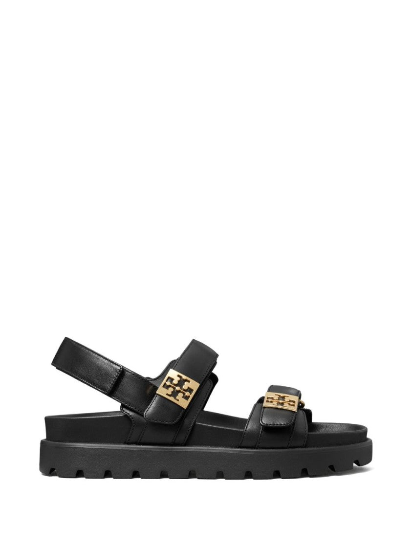 Tory Burch Elevated Sport Sandals With Touch-Strap Closure And Logo Hardware