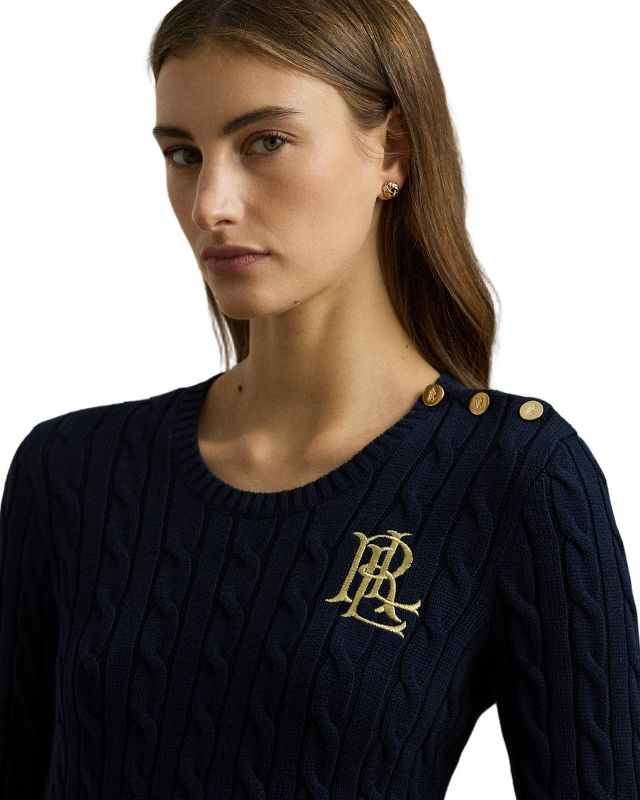 Lauren Ralph Lauren Long Sleeve Cable Knit Pullover