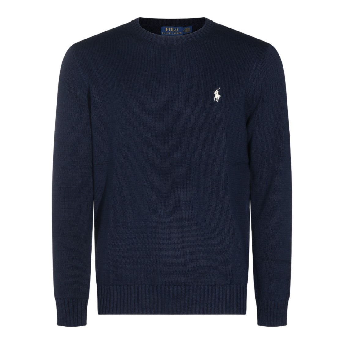 Polo Ralph Lauren Crew Neck Knit Sweater With Embroidered Detail