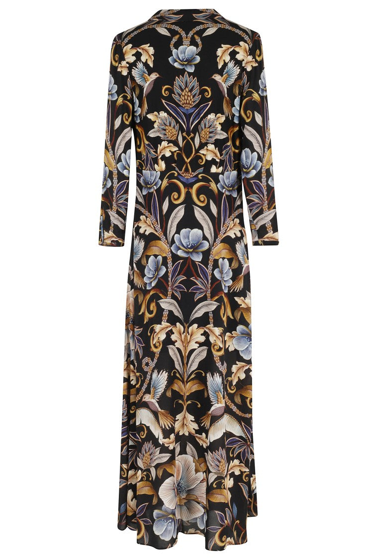 Farm Rio Intricate Floral Printed Maxi Dress