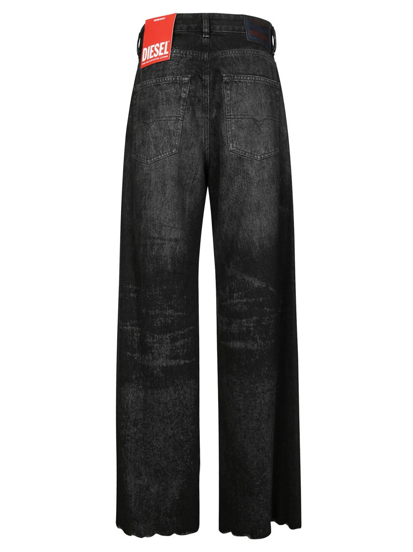 Diesel Straight-Leg Pants With Tailored Fit And Minimalist Design