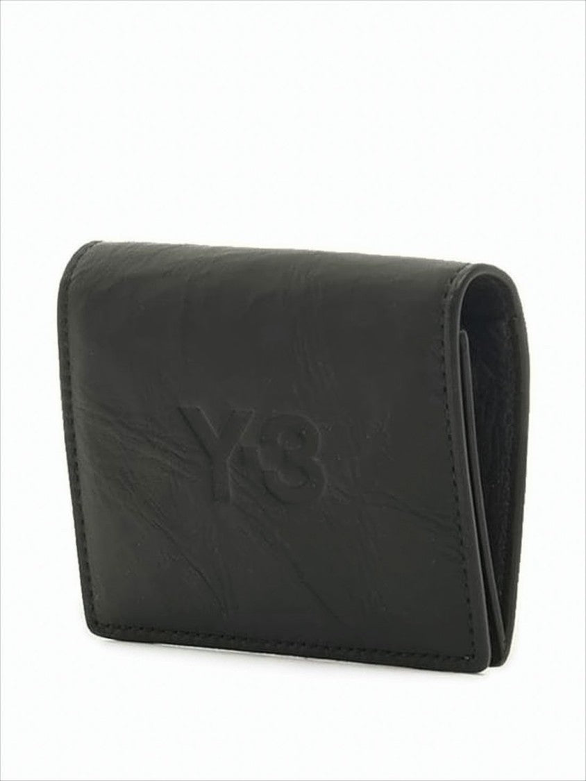 Y-3 Compact Black Card Wallet With Minimalist Design