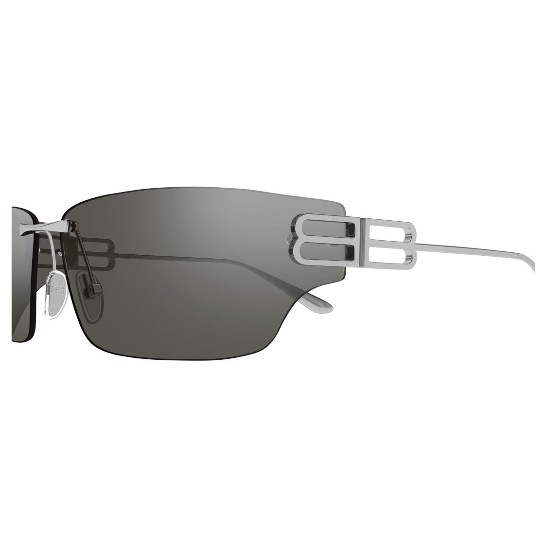 Balenciaga Bb0485sa Rimless Sunglasses