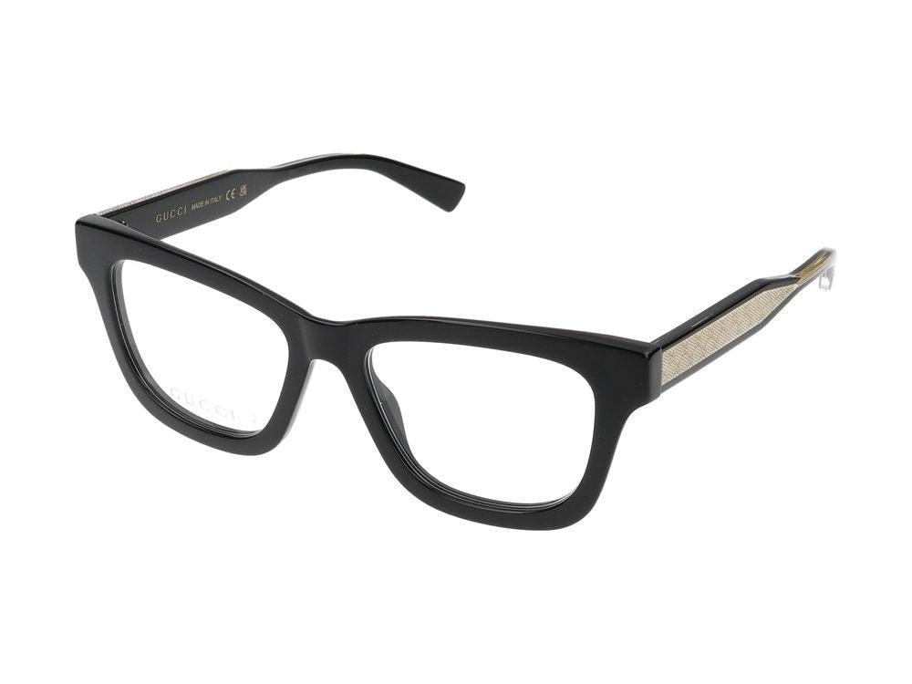 Gucci Eyeglasses Gg2066o 005 Black Black Transpare 51/17/140