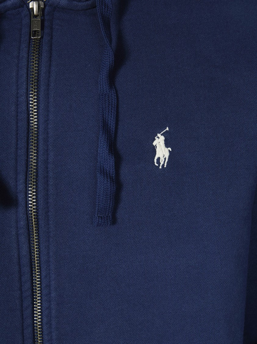 Polo Ralph Lauren Subtle Logo Embroidered Zip Hoodie