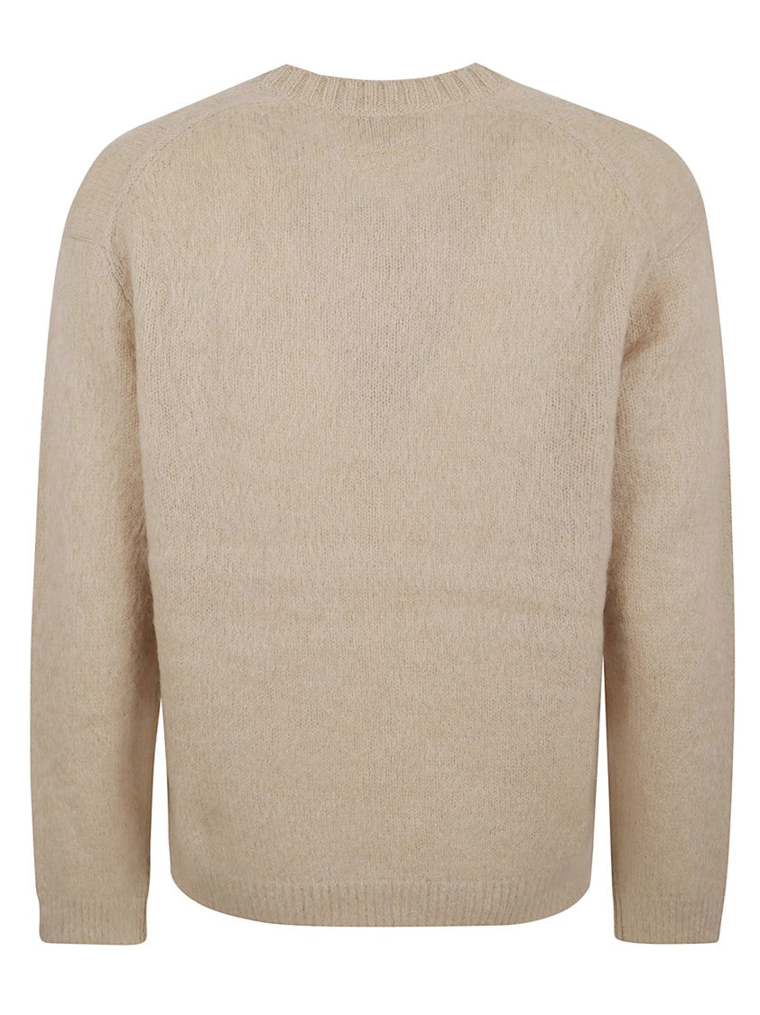 Maison Kitsuné Relaxed Fit Mohair Blend Sweater