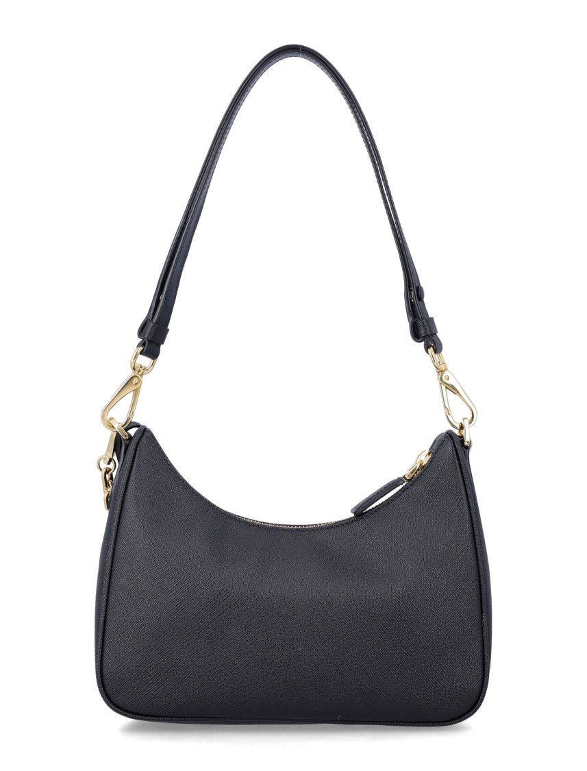 Prada Re-Edition Mini Saffiano Leather Bag With Detachable Chain