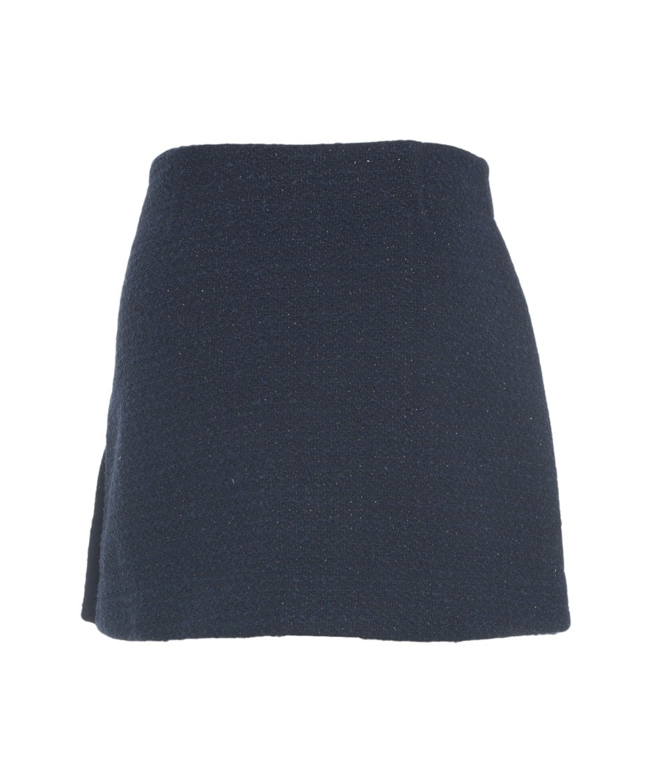 Pinko Bouclé Mini Skirt